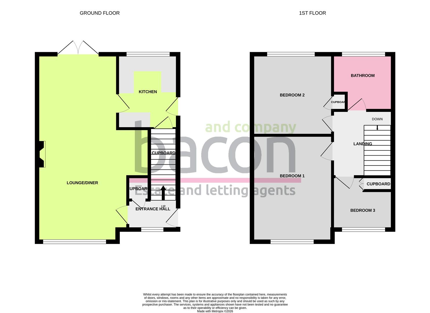 Floor Plan | House - Semi-Detached | Mersey Close, Worthing | For Sale